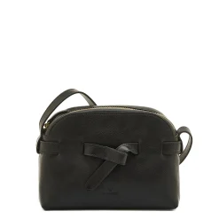 Elisa Women's crossbody bag in leather color black