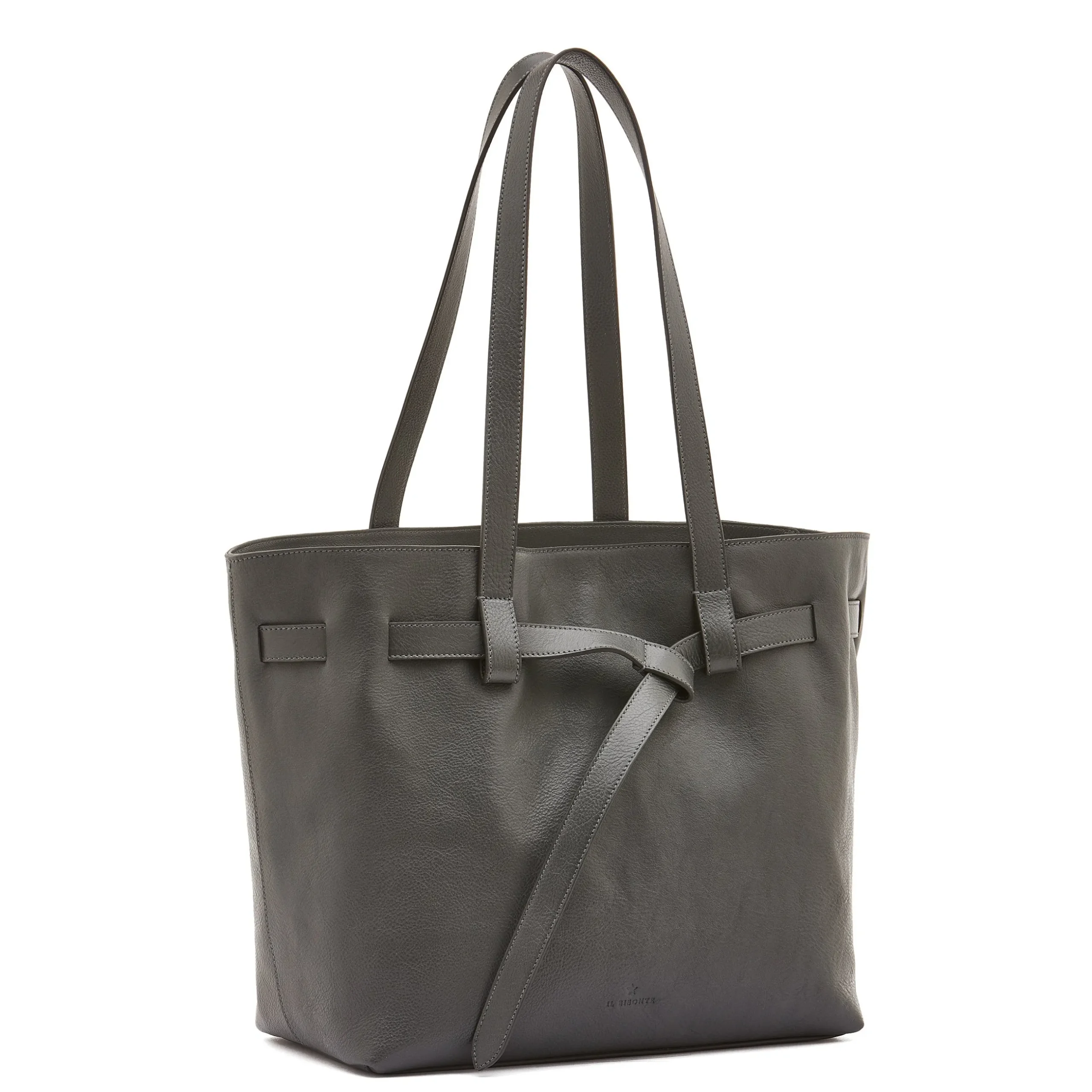 Elisa Women's tote bag in leather color grafite
