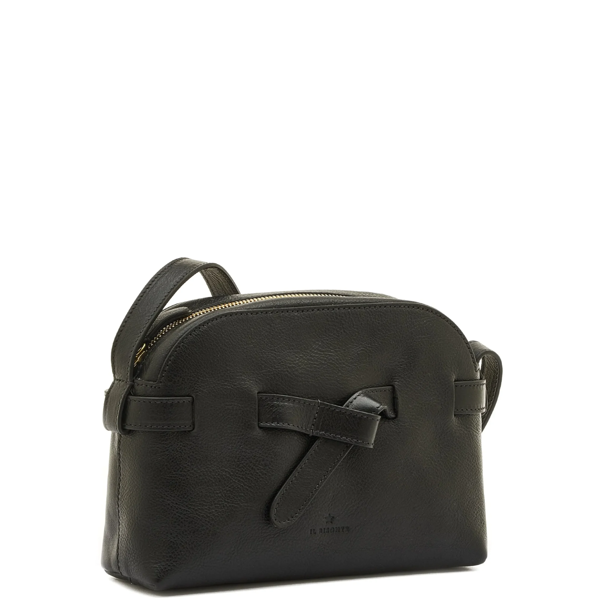 Elisa Women's crossbody bag in leather color black