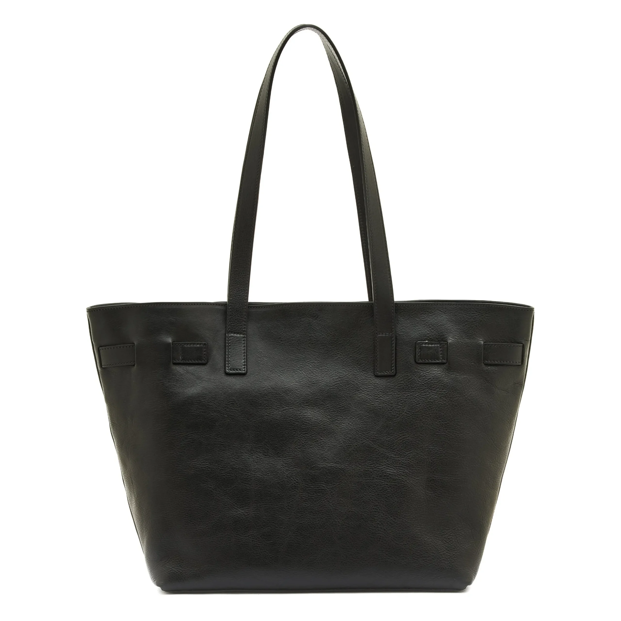 Elisa Women's tote bag in leather color black