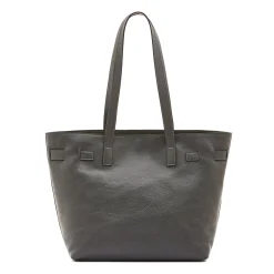 Elisa Women's tote bag in leather color grafite