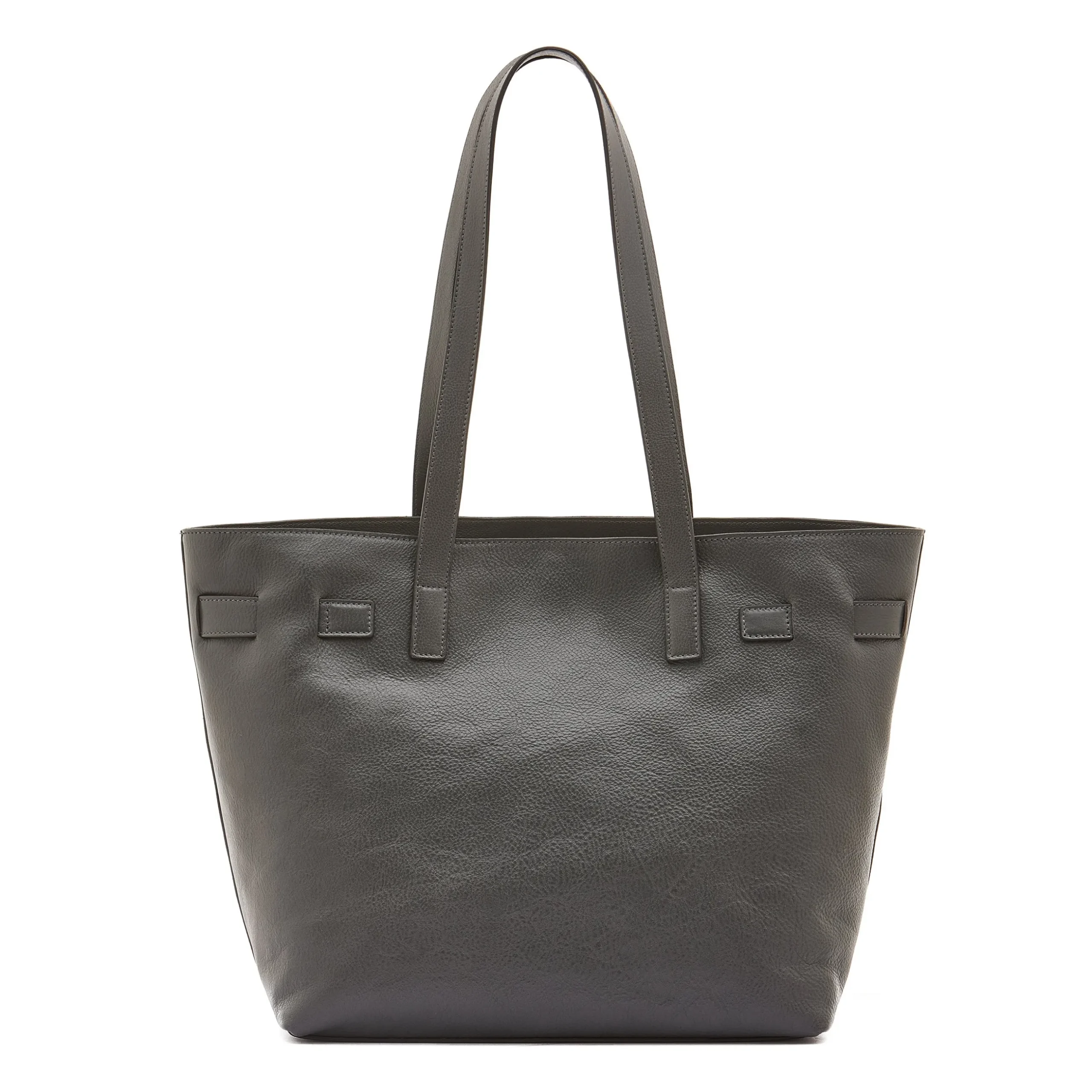 Elisa Women's tote bag in leather color grafite