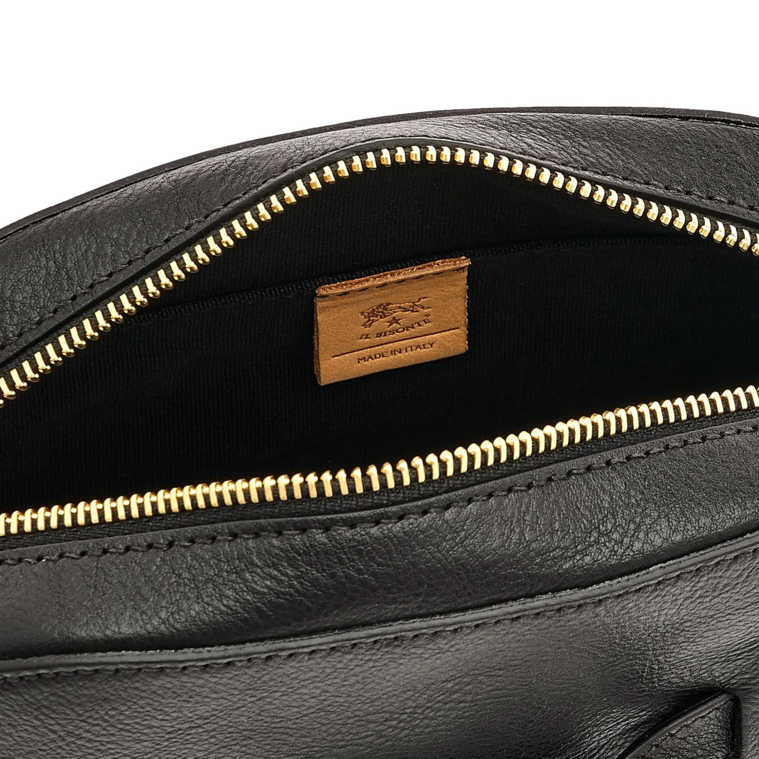 Elisa Women's crossbody bag in leather color black