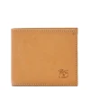 Feniglia Men's bi-fold wallet in leather color natural