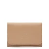 Galileo Men's card case in leather color caffelatte
