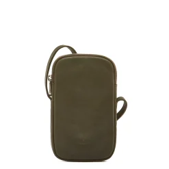 Galileo Men's case in vintage leather color forest