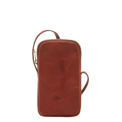 Galileo Men's case in vintage leather color sepia