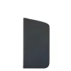 Glasses case in leather color blue