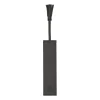 Home Bookmark in leather color black