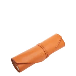 Home Travel backgammon set in leather color caramel