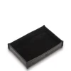 Home Valet tray in leather color black