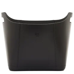 Home Container in leather color black