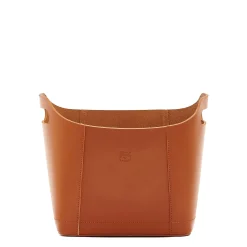 Home Home accessory in leather color caramel