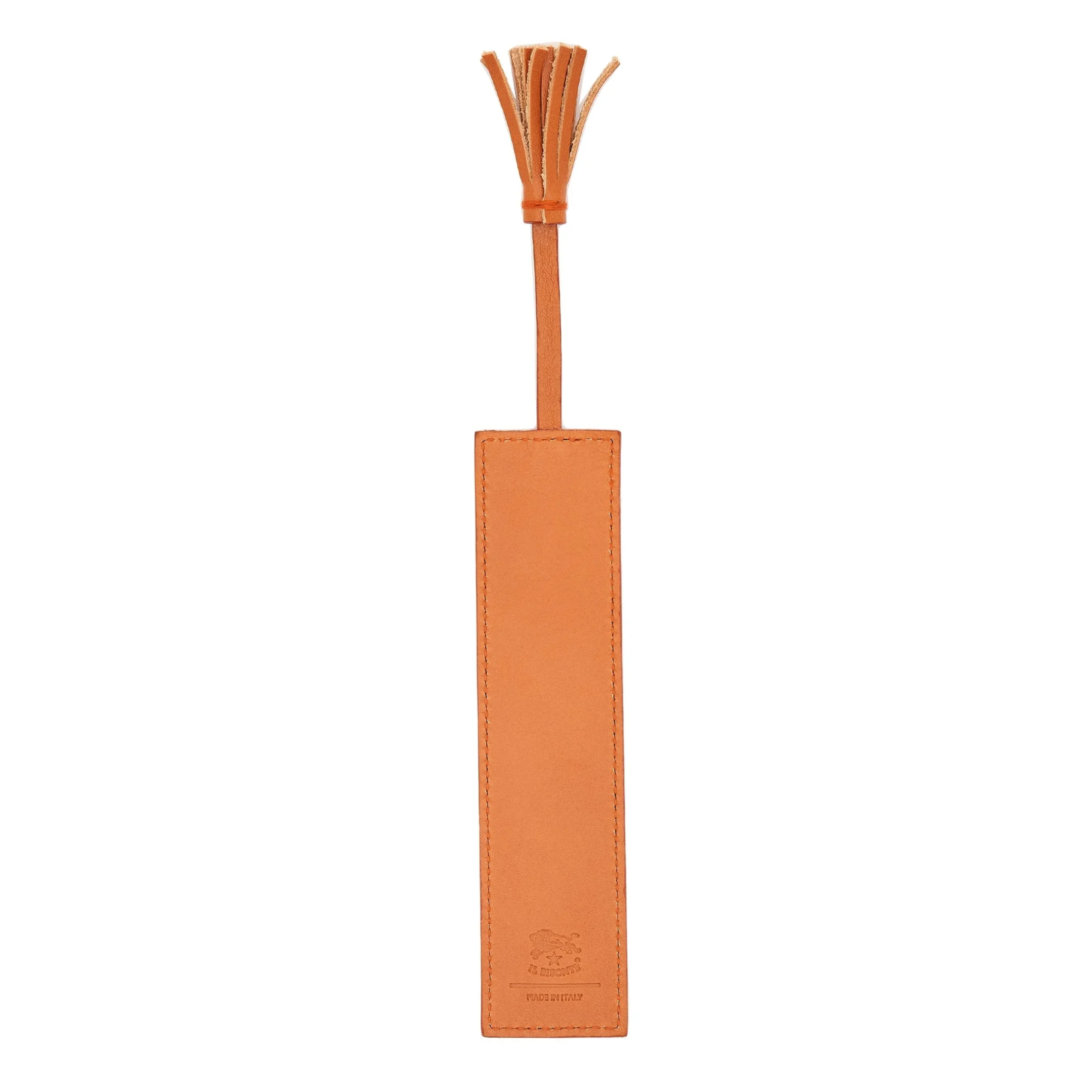 Home Bookmark in leather color caramel