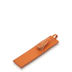 Home Bookmark in leather color caramel