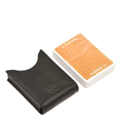 Home Home accessory in leather color black