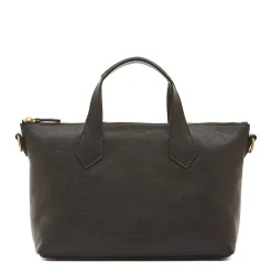 Le laudi Women's handbag in vintage leather color black