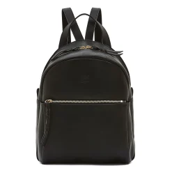 Lungarno Women's backpack in leather color black