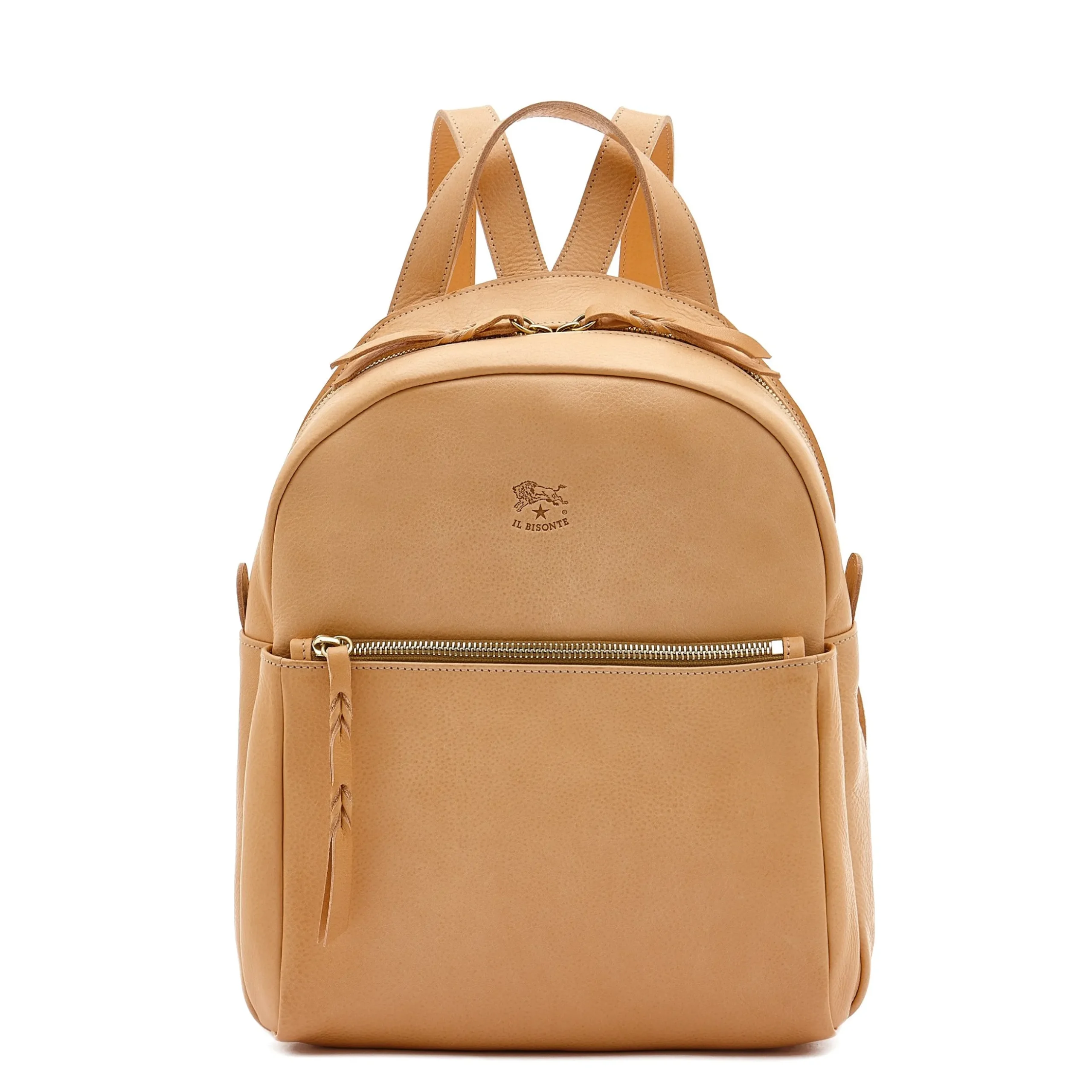 Lungarno Women's backpack in leather color natural
