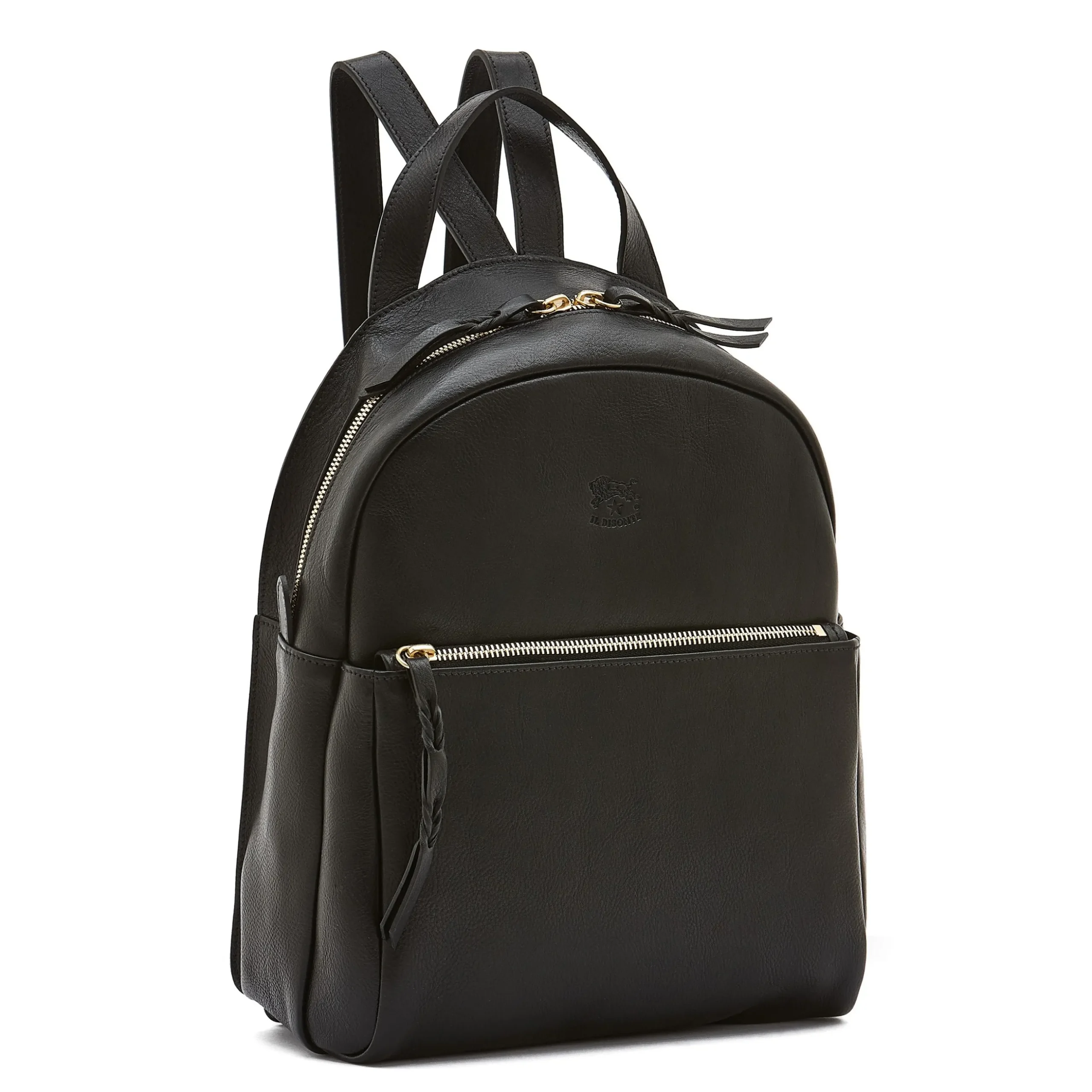 Lungarno Women's backpack in leather color black