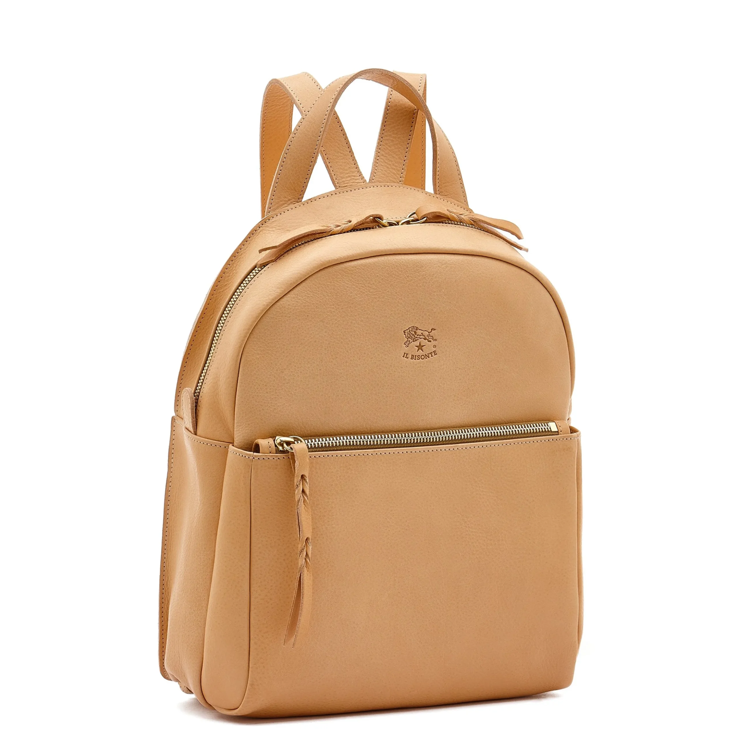 Lungarno Women's backpack in leather color natural