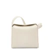 Maggio Women's crossbody bag in leather color white seal