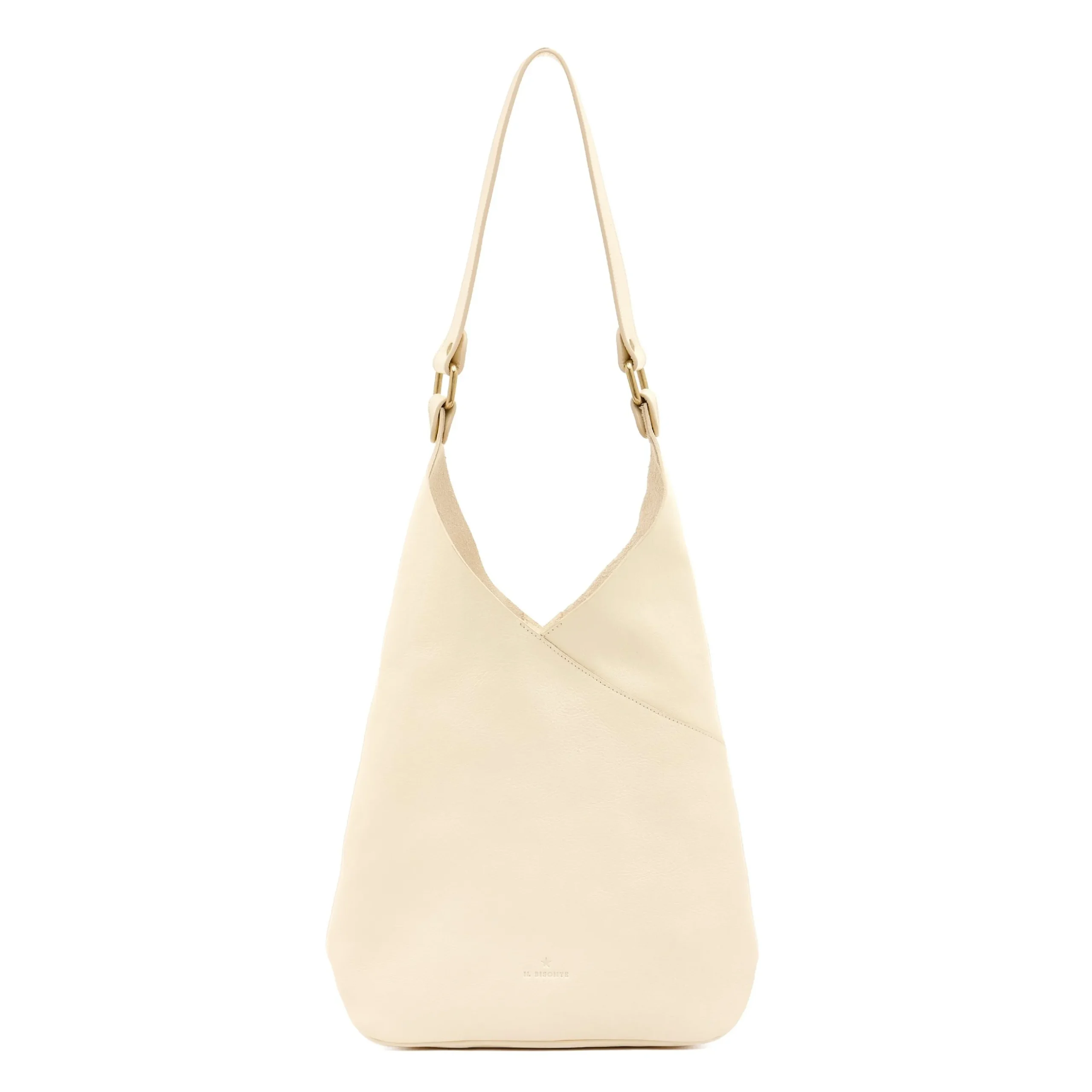 Malibu Women's shoulder bag in leather color milk