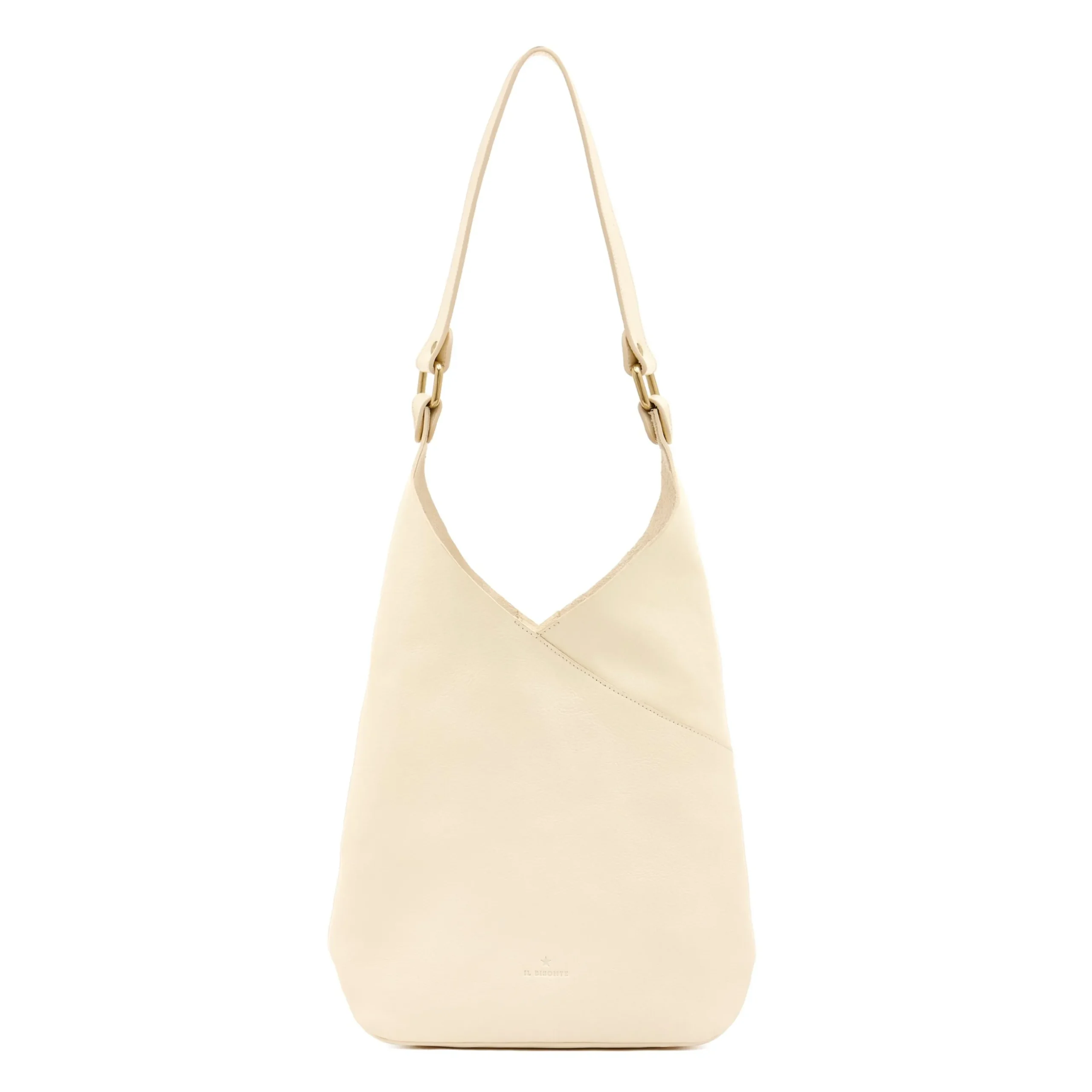 Malibu Women's shoulder bag in leather color milk