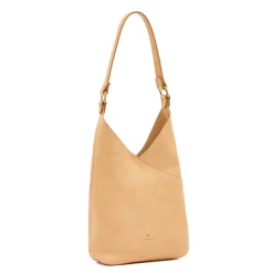 Malibu Women's shoulder bag in leather color natural