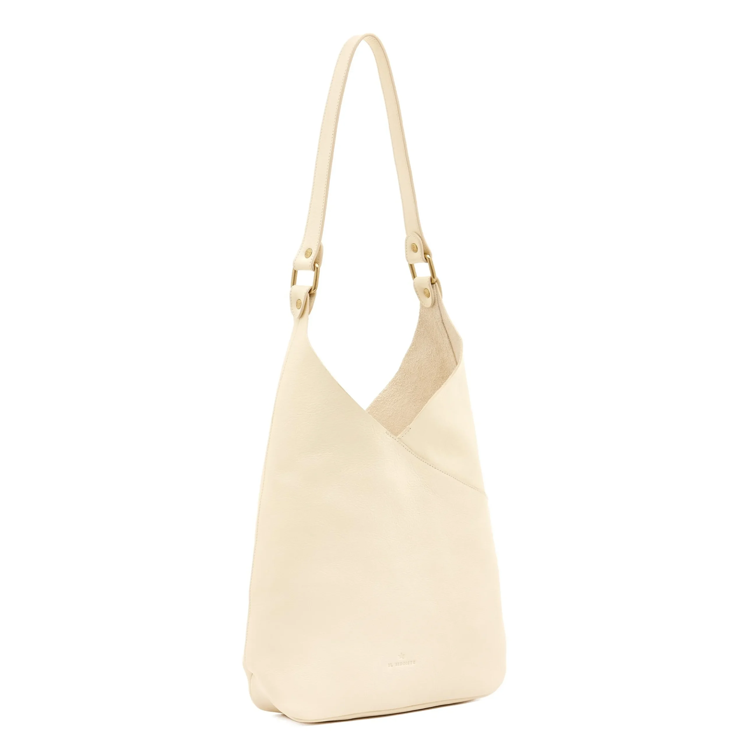 Malibu Women's shoulder bag in leather color milk