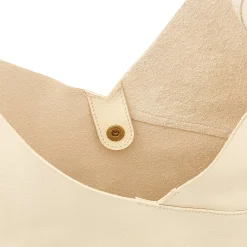 Malibu Women's shoulder bag in leather color milk