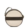 Marini Women's crossbody bag in fabric color natural / black