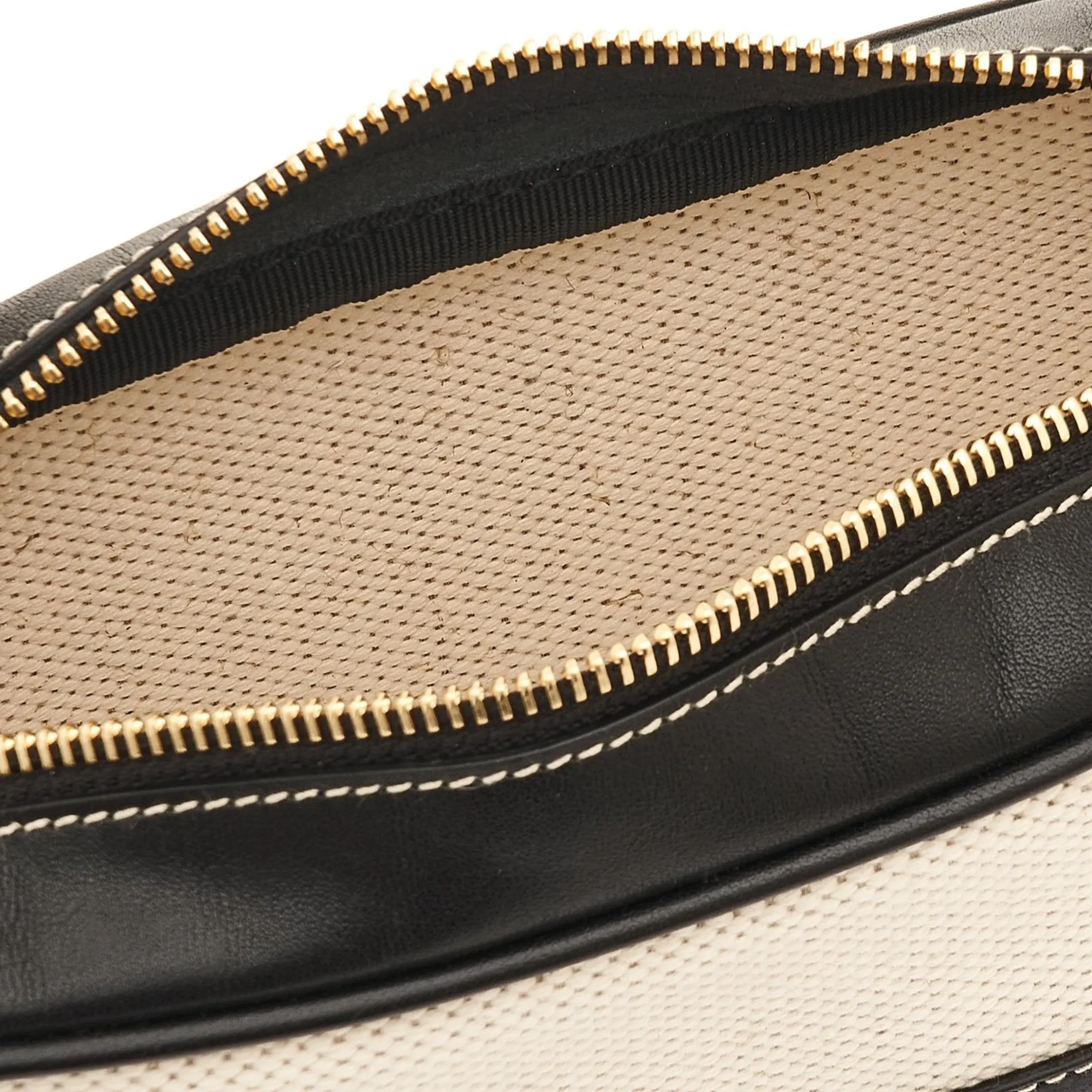 Marini Women's crossbody bag in fabric color natural / black
