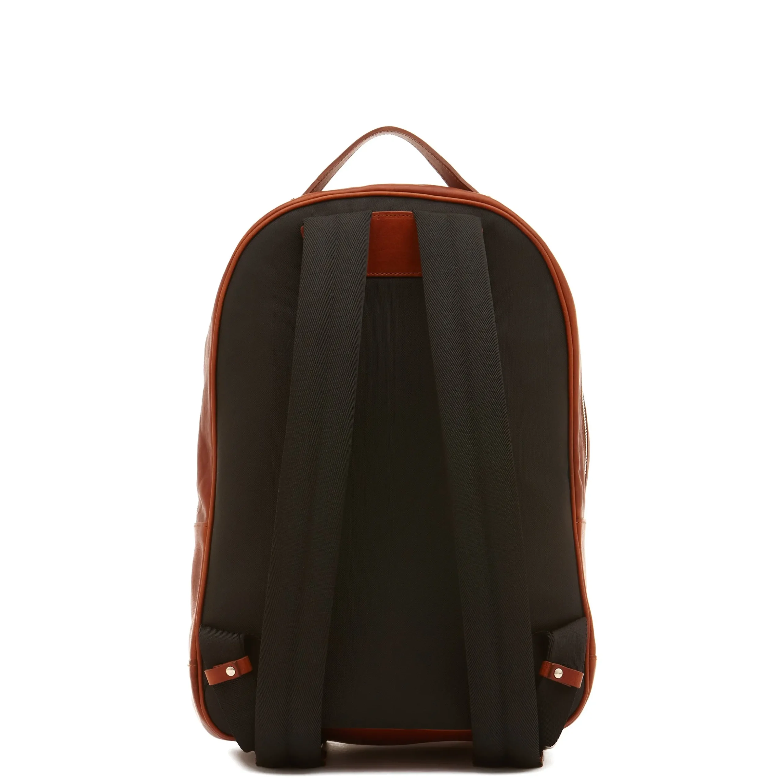 Meleto Men's backpack in leather color sepia