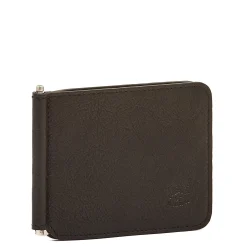 Men's wallet in vintage leather color black