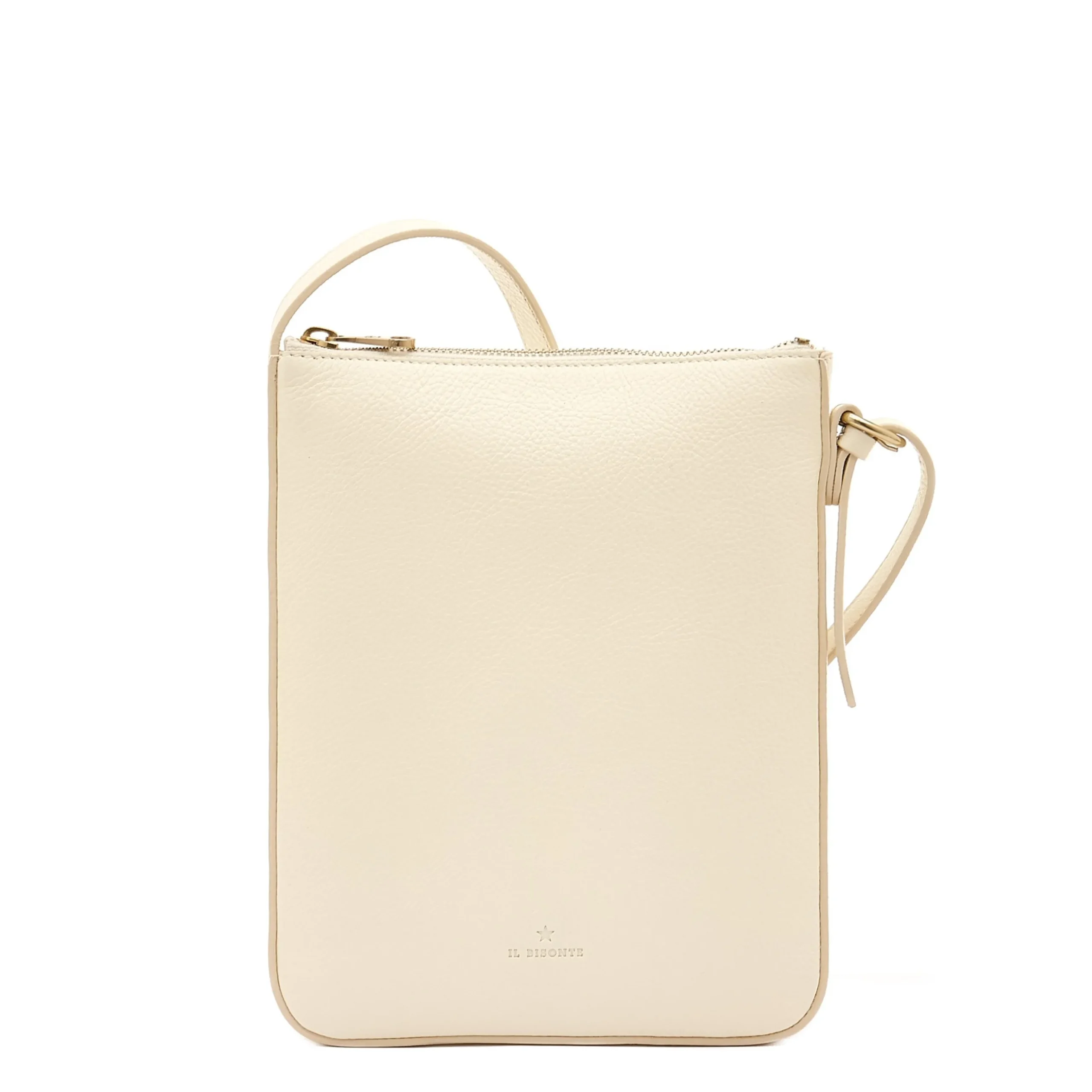 Modulo Women's crossbody bag in leather color white