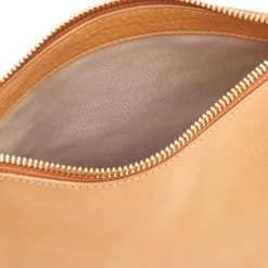 Modulo Women's crossbody bag in leather color natural