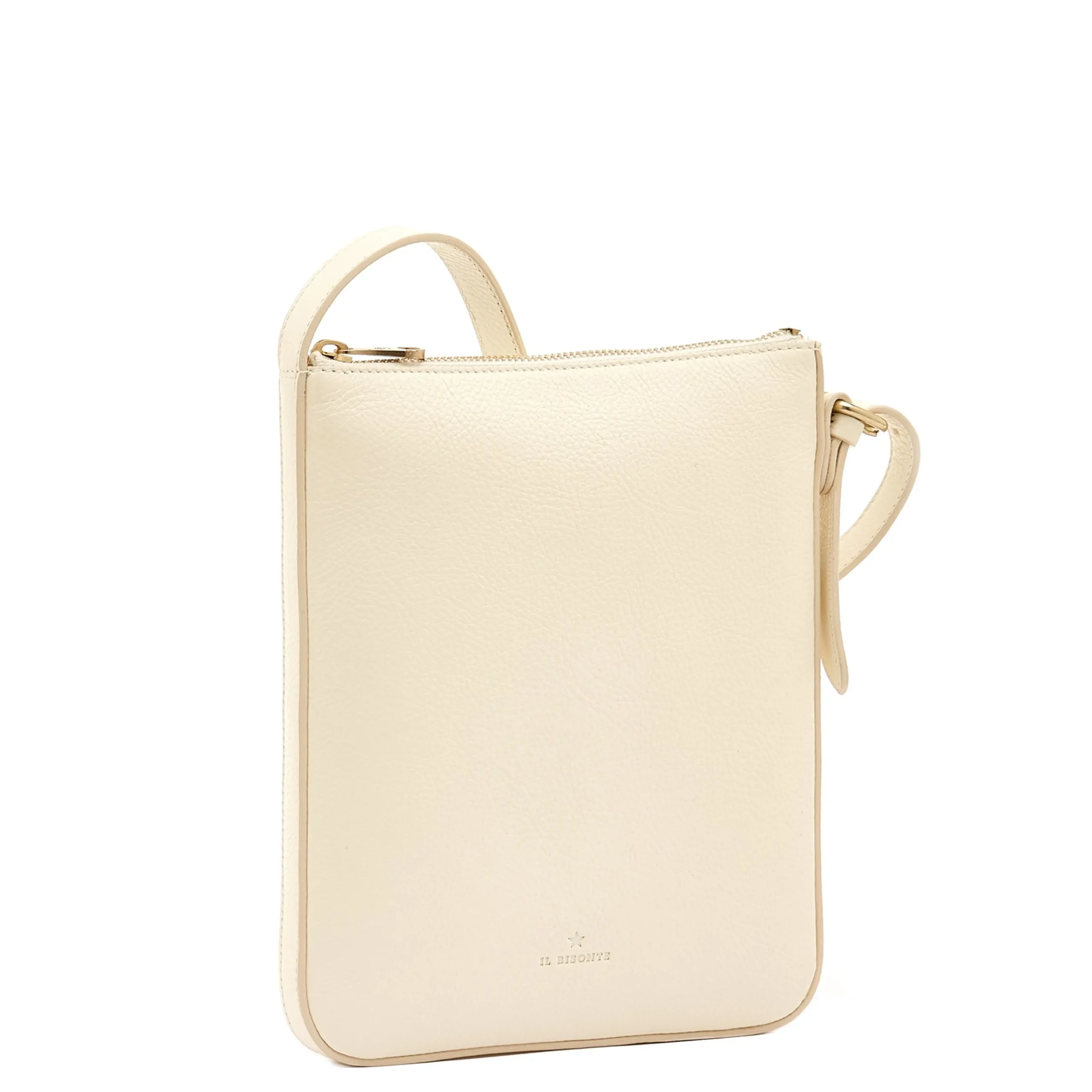 Modulo Women's crossbody bag in leather color white