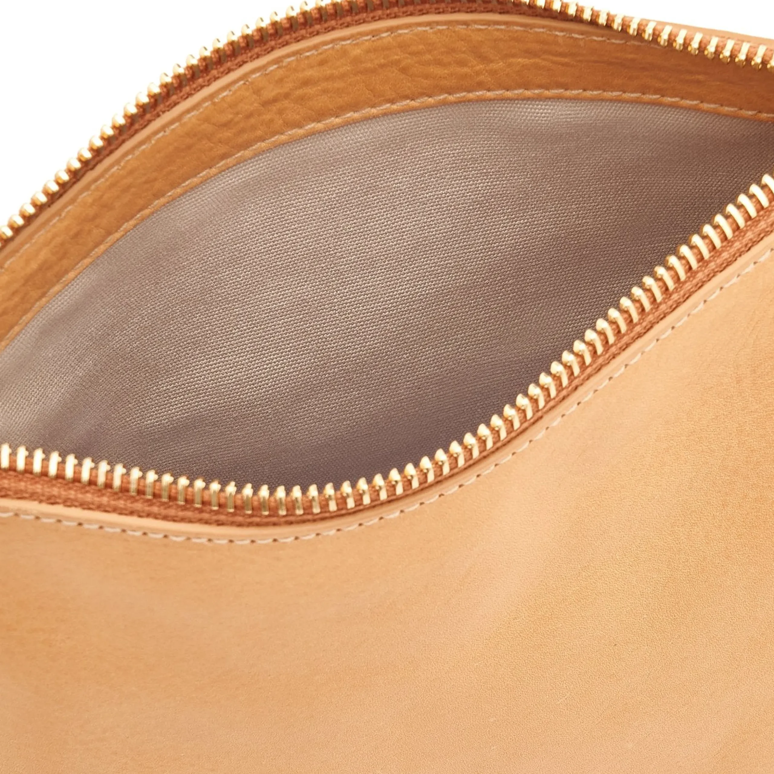 Modulo Women's crossbody bag in leather color natural