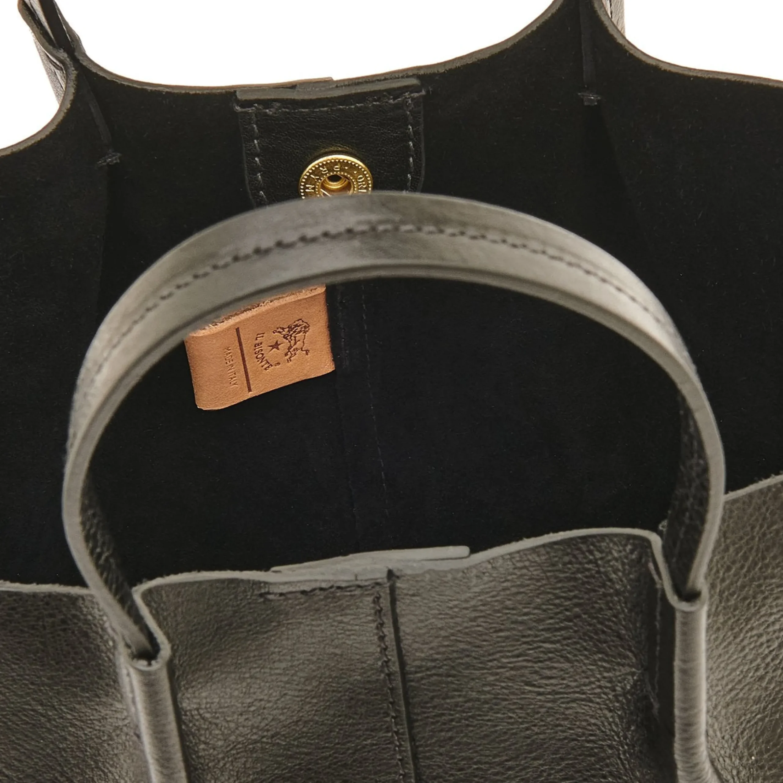 Nina Women's crossbody bag in leather color black