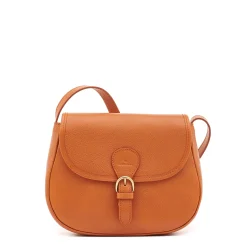 Novecento Women's crossbody bag in leather color caramel