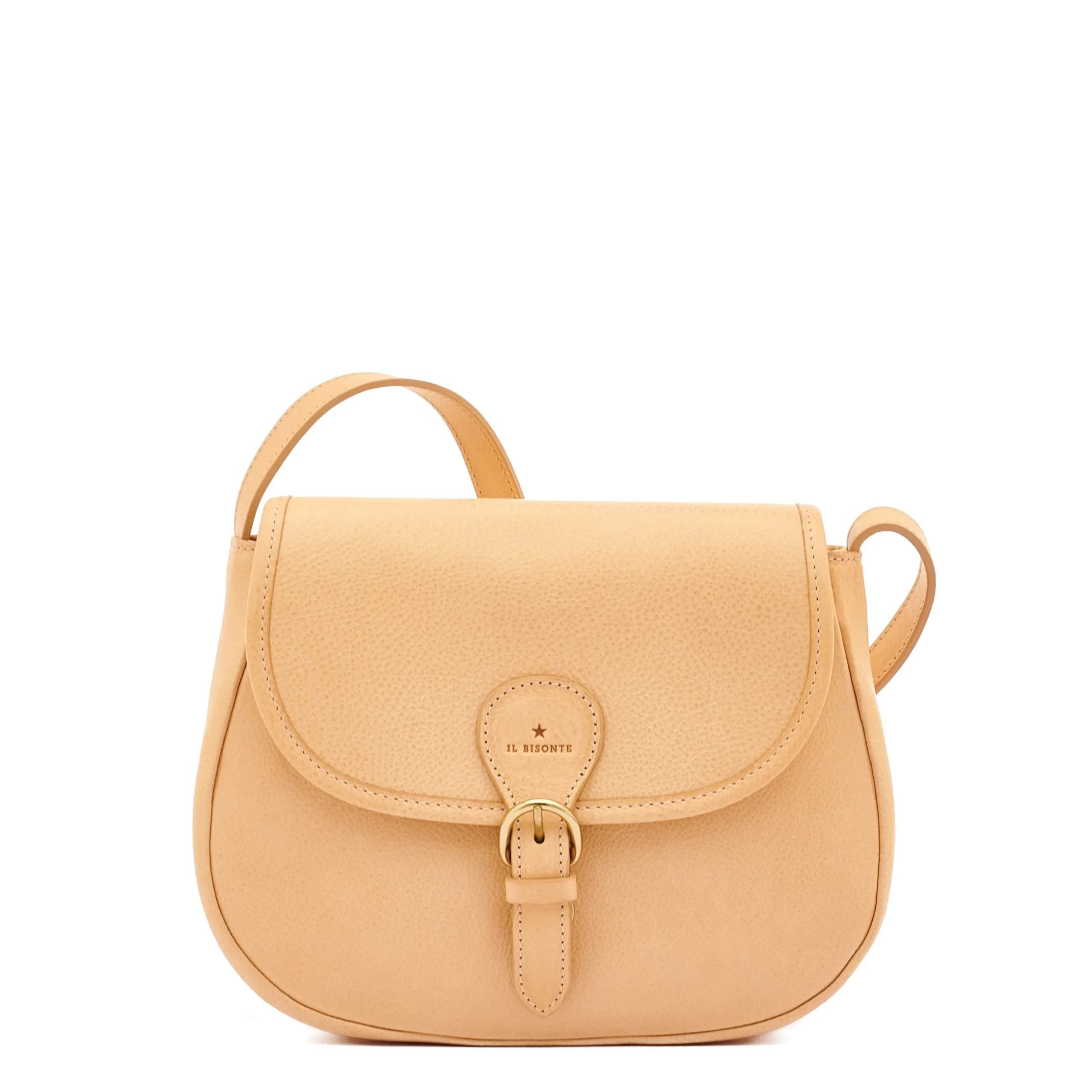 Novecento Women's crossbody bag in leather color natural