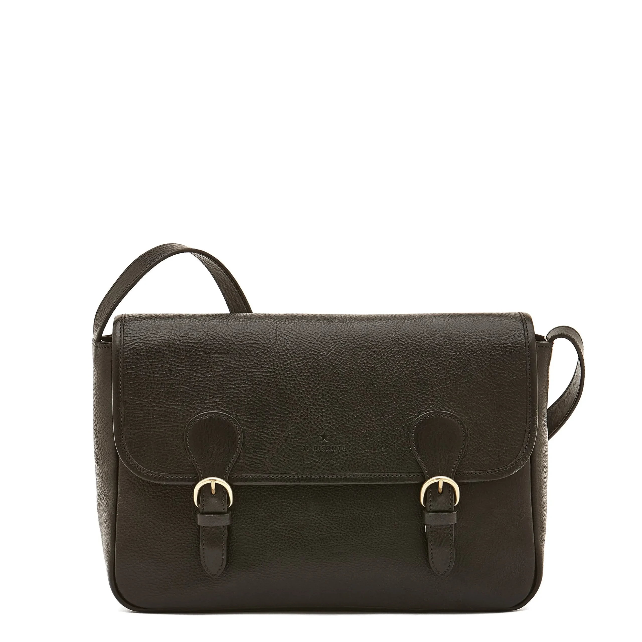 Novecento Women's messenger in leather color black