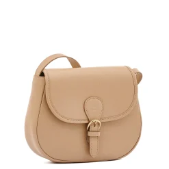 Novecento Women's crossbody bag in leather color caffelatte