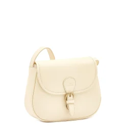 Novecento Women's crossbody bag in leather color white