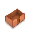 Office & business Business card holder in leather color caramel