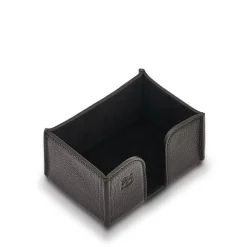 Office & business Business card holder in leather color black