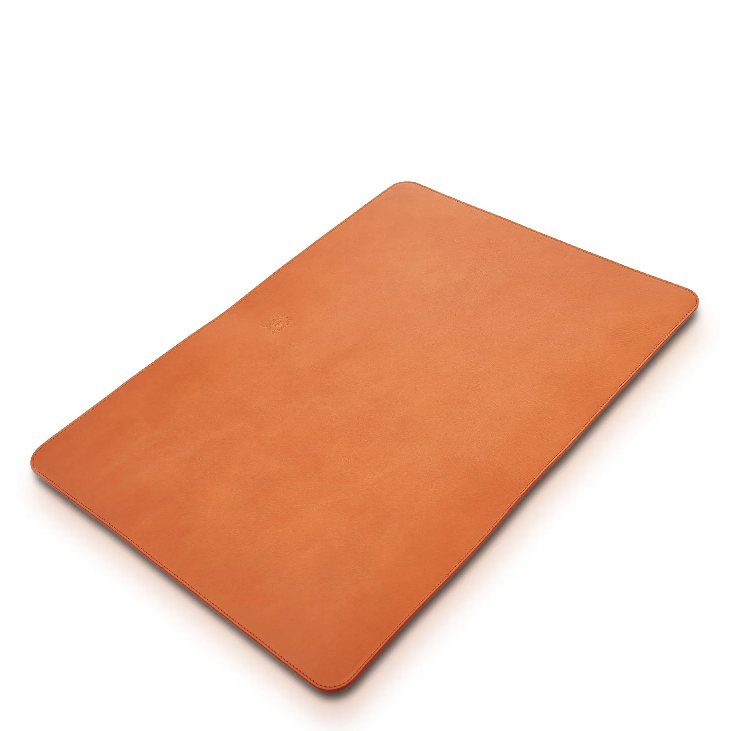 Office & business Desk pad in leather color caramel