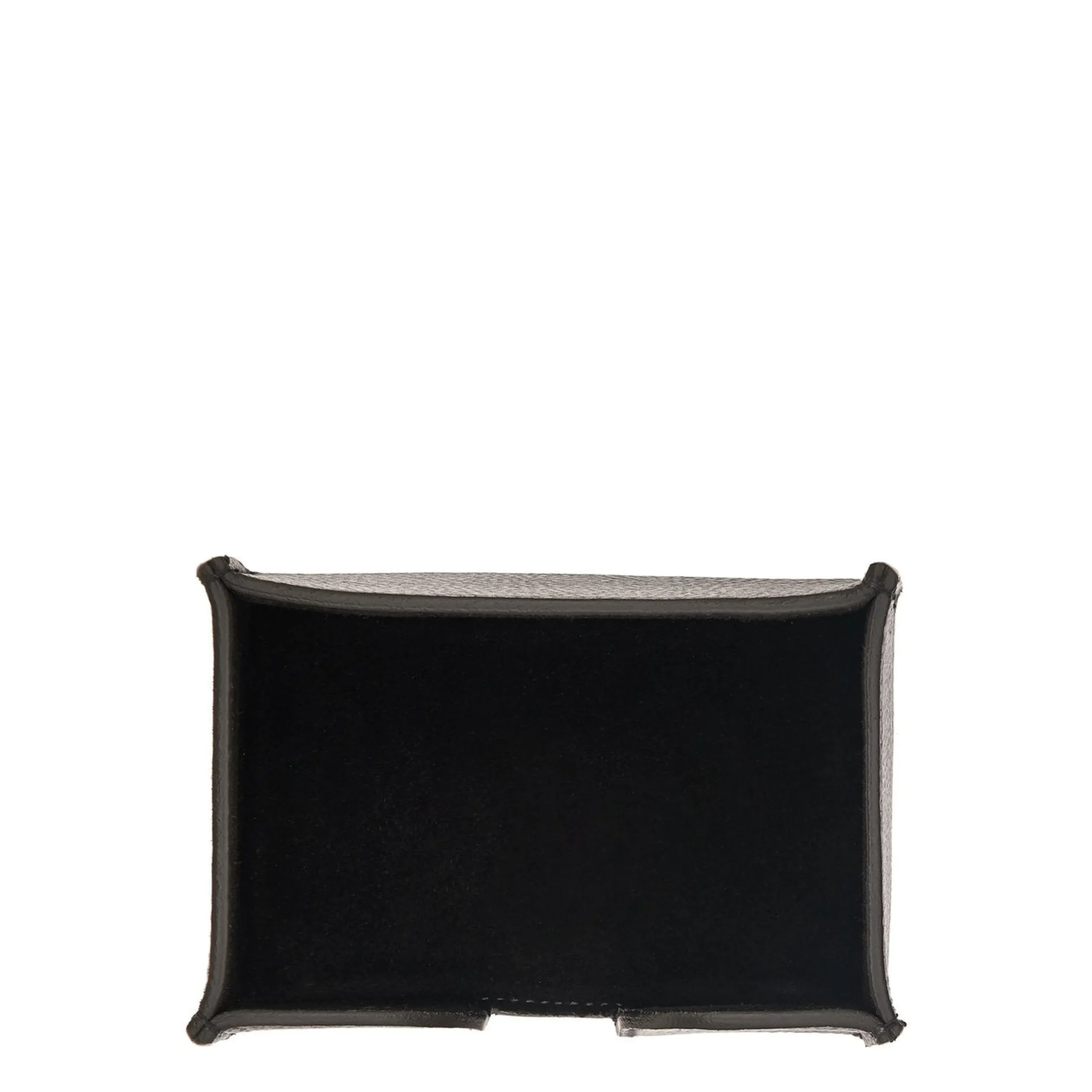 Office & business Business card holder in leather color black
