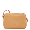 Oliveta Women's crossbody bag in leather color natural